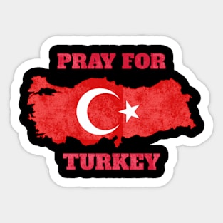 Pray for Turkey Sticker